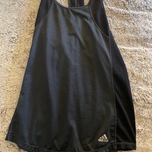 Black adidas athletic wear